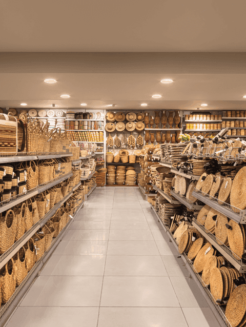 Lady J woven baskets and natural home accessories